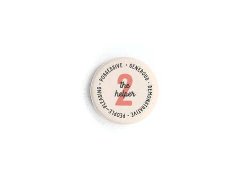 Enneagram Button Magnet – 2 The Helper