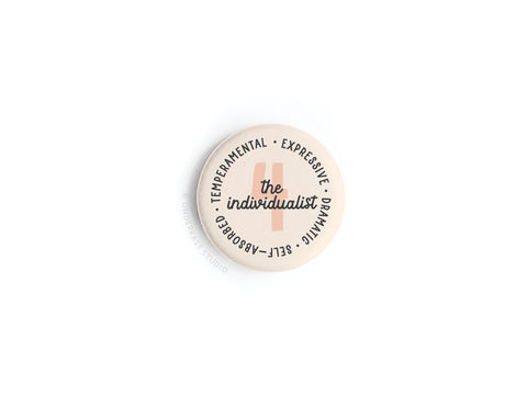 Enneagram Button Magnet – 4 The Individualist