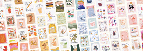 Onderkast Studio cards organized by rainbow color