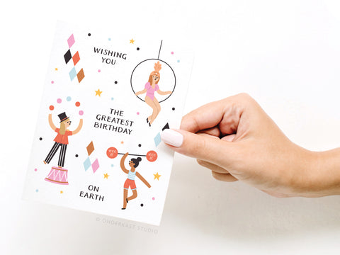 Wishing You the Greatest Birthday On Earth Greeting Card