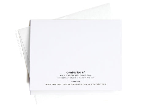 Will You Be My Bridesmaid Greeting Card