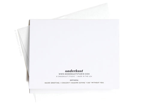 Will You Be My Maid of Honor Greeting Card