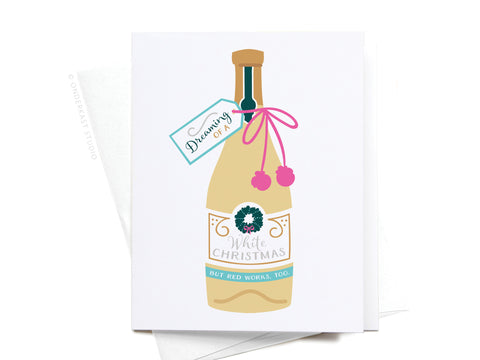Dreaming of a White Christmas Greeting Card