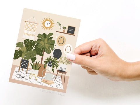 Plant Lady Greeting Card