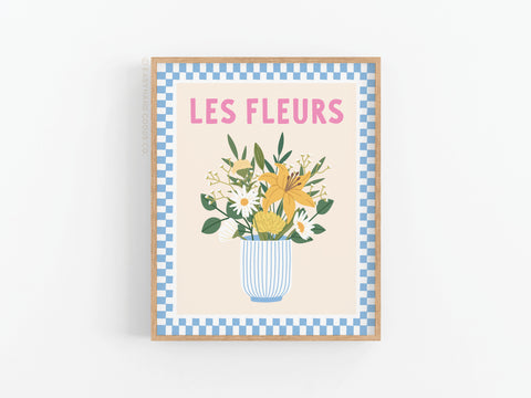 Les Fleurs Art Print