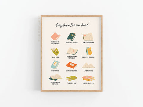 Every Trope I've Ever Loved Art Print