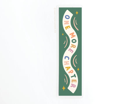 One More Chapter Laminated Bookmark