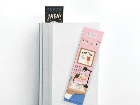 Clubs Then and Now Laminated Bookmark