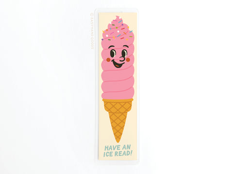 Have An Ice Read Ice Cream Laminated Bookmark