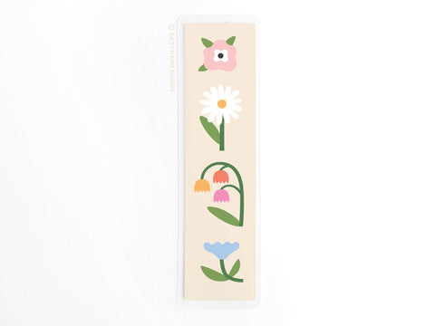 Wildflowers Laminated Bookmark