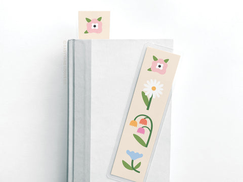 Wildflowers Laminated Bookmark