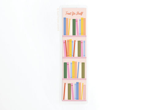 Treat Yo Shelf Laminated Bookmark