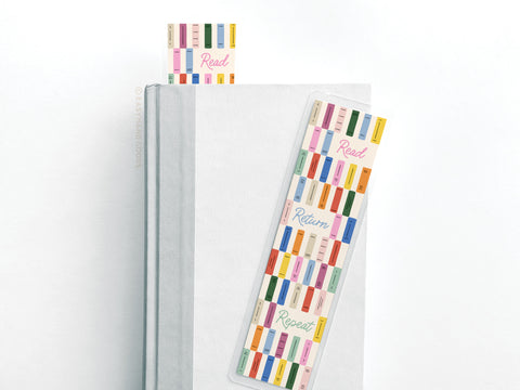Read Return Repeat Laminated Bookmark