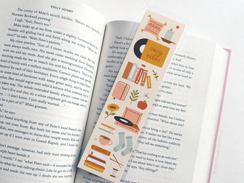 Cozy Vibes Laminated Bookmark