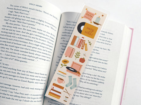 Cozy Vibes Laminated Bookmark