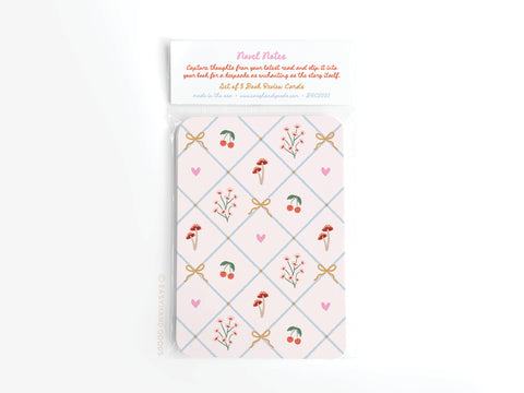 Coquette Novel Notes Book Review Card Set