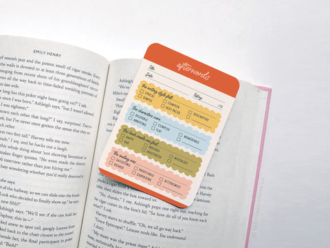 Afterwords Book Review Card Set - Onderkast Studio