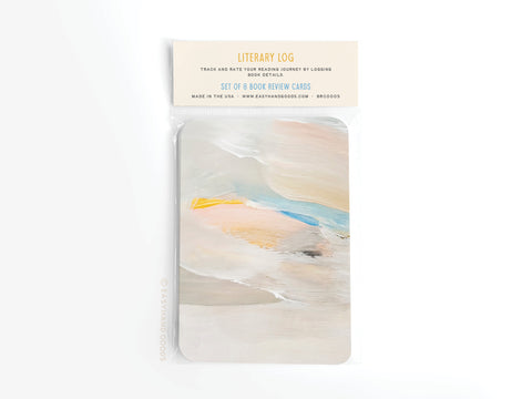 Literary Log Book Review Card Set