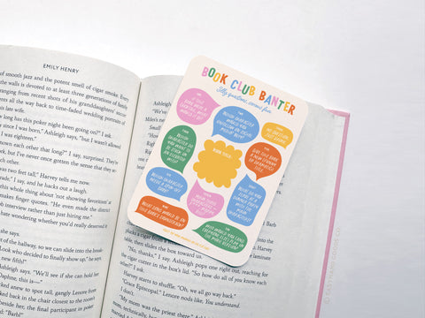 Book Club Banter Book Review Card Set - Onderkast Studio