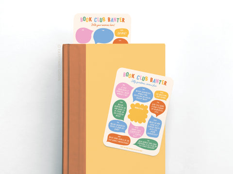 Book Club Banter Book Review Card Set