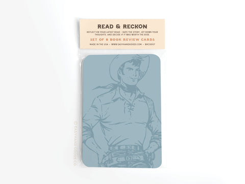 Read & Reckon Book Review Card Set - Onderkast Studio