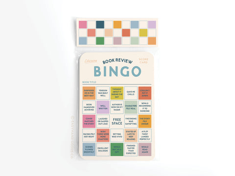 Book Review Bingo Card Set