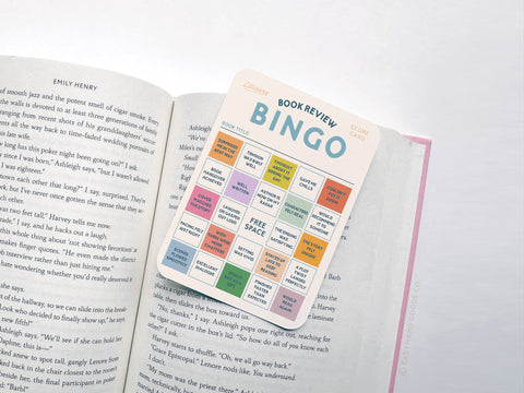 Book Review Bingo Card Set
