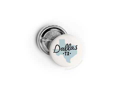Dallas Texas Button