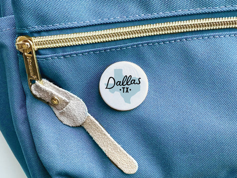 Dallas Texas Button