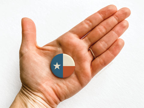 Texas Flag Button