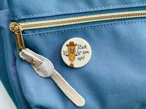 Stick 'Em Up Corndog Button