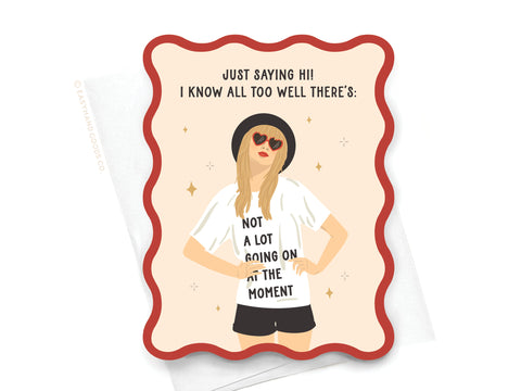 TS Era 4 Wavy Die Cut Notecard