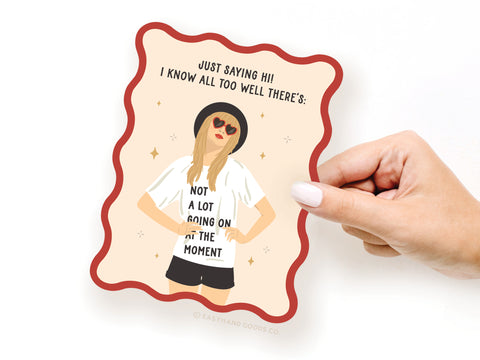 TS Era 4 Wavy Die Cut Notecard