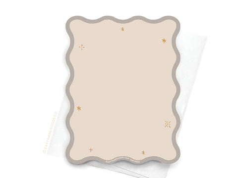 TS Era 8 Wavy Die Cut Notecard
