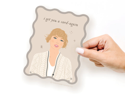 TS Era 8 Wavy Die Cut Notecard