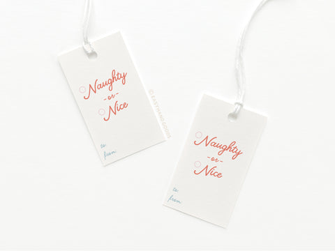 Naughty or Nice Gift Tag