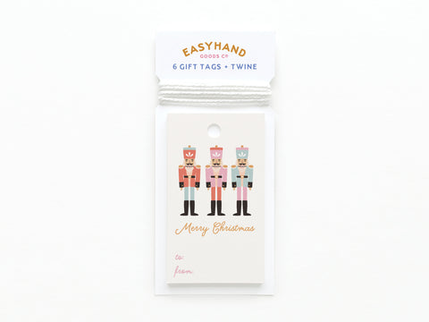 Merry Christmas Nutcracker Gift Tag