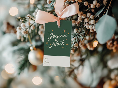 Joyeux Noël Gift Tag