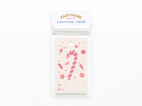 Candy Cane Gift Tag