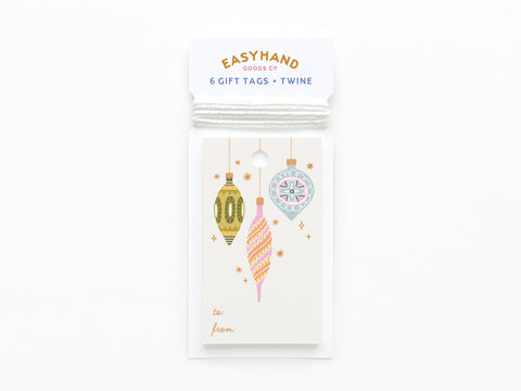 Mod Ornaments Gift Tag
