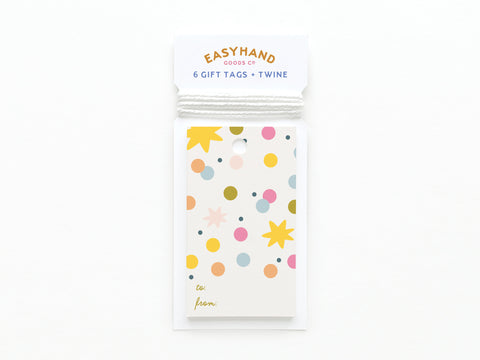 Confetti Gift Tag