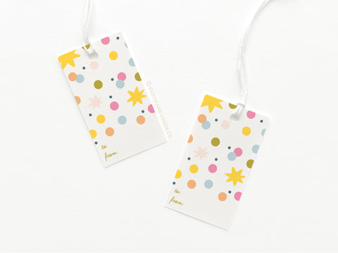 Confetti Gift Tags