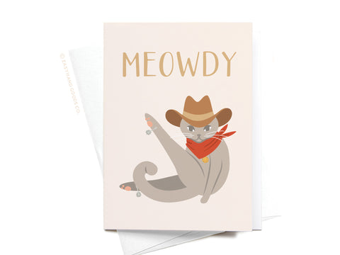 Meowdy Folded Greeting Note Set