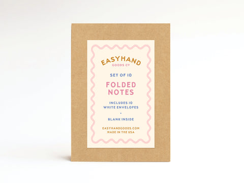 Yay Squiggles Folded Greeting Note Set
