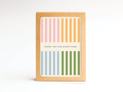 Thank You for Everything Folded Greeting Note Set