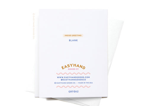 Thanks Floral Greeting Card - Onderkast Studio