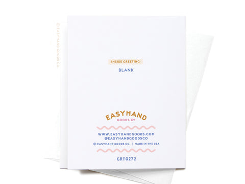 Wham Bam Thank You Ma’am Greeting Card