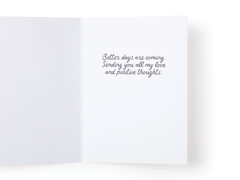 Be Strong Have Hope Feel Better Greeting Card