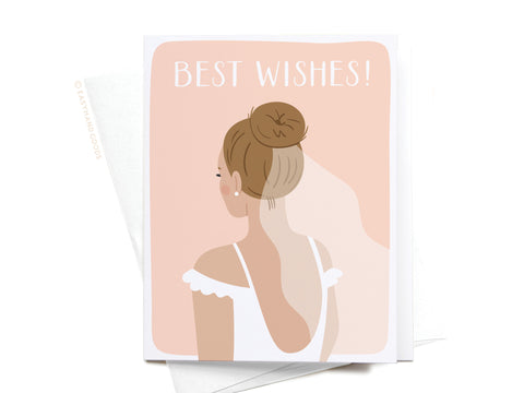 Best Wishes Bride Greeting Card
