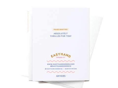 Best Wishes Bride Greeting Card